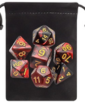 Double-Colors Dice Set - with Black Pouches