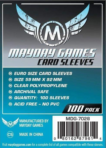 Mayday Sleeves<br>59 x 92mm<br>MDG-7028<br>Standard (100 Sleeves)