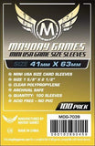 Mayday Sleeves<br>41 x 63mm<br>MDG-7039<br>Standard (100 Sleeves)