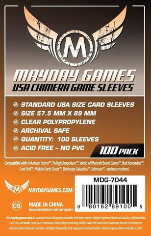 Mayday Sleeves<br>57.5 x 89mm<br>MDG-7044<br>Standard (100 Sleeves)